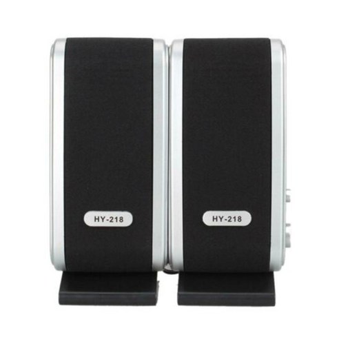 미니 휴대용 USB 2.0 HY-218 데스크탑 PC 노트북을위한 노트북 컴퓨터 스피커