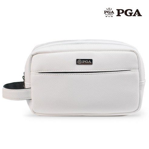 PGA 프리미엄 데일리 골프 파우치백 PGABG19, 1개, 화이트