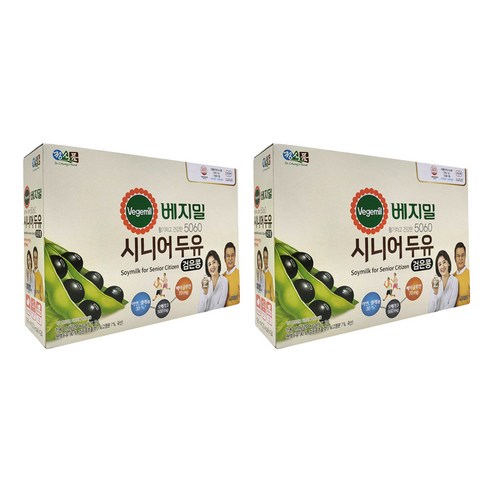 (올따옴) 정식품 베지밀 검은콩 시니어두유190ml 24x2박스, 190ml, 48개