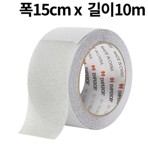 엠패러 미끄럼방지 테이프 폭15cm 길이10m, 투명, 1개