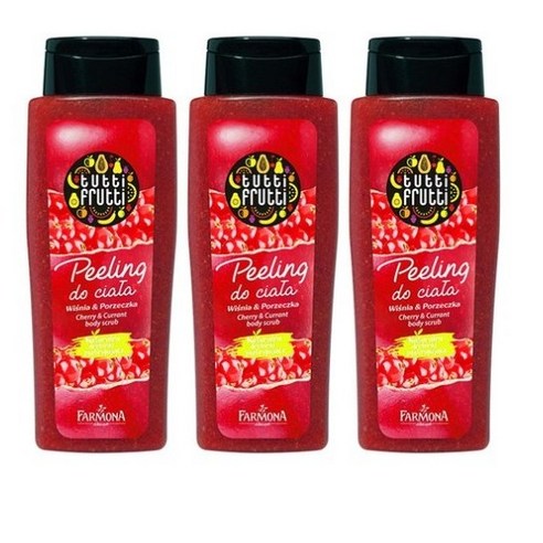 파모나 체리 커런트 크리미 워시 스크럽, 100ml, 3개