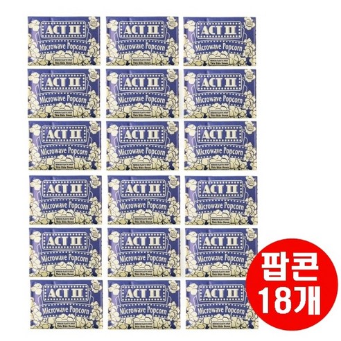 액트투 팝콘 버터맛, 78g, 36개