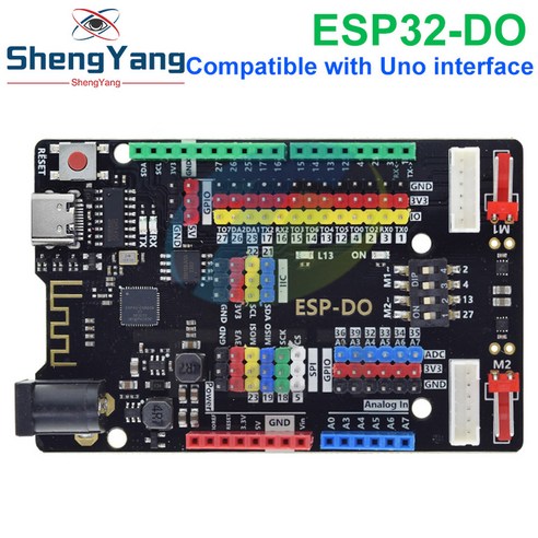 아두이노용 메인 제어 보드 ESP-DO 로봇 레벨 시험 56 ESP32 개발 보드 UNO R3 / UNO R4 인터페이스 호환, 한개옵션0 아두이노우노r3