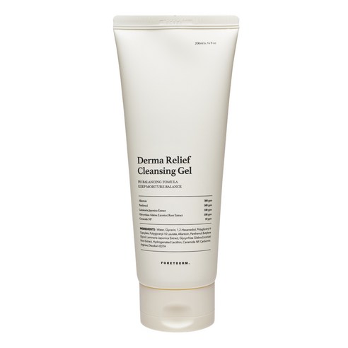 포레덤 더마 릴리프 약산성 클렌징젤, 200ml, 1개