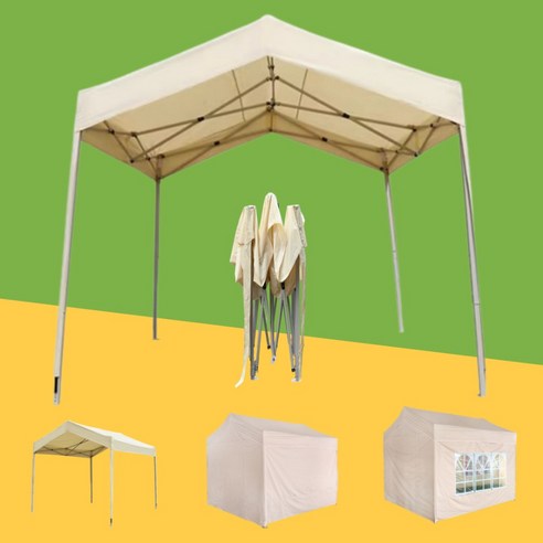 접이식 캐노치천막 야외 캠핑 몽골텐트, 2X1.8M 창문형