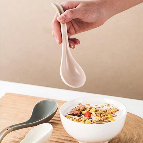 식탁에 예술을 더하는 체리레이 도자기 스푼