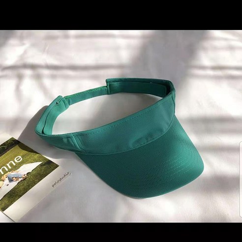 【스포츠 모자】여성 여름 야외 스포츠 모자 남성 통기성 태양 방지 단색 태양 모자 여행 간단한 여행 모자, 녹색