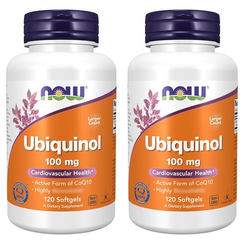 나우푸드 유비퀴놀 100mg 소프트젤, 2개, 120정