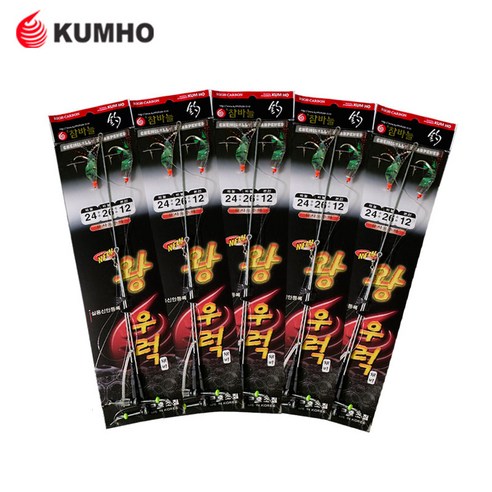 금호조침 KS-168 왕우럭 채비 5set, 5개