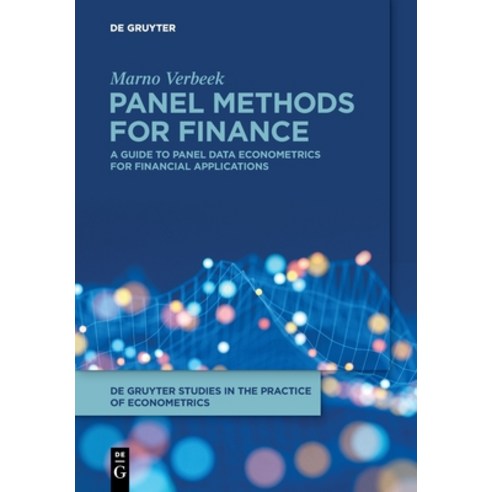 (영문도서) Panel Methods for Finance Paperback, de Gruyter, English, 9783110660135