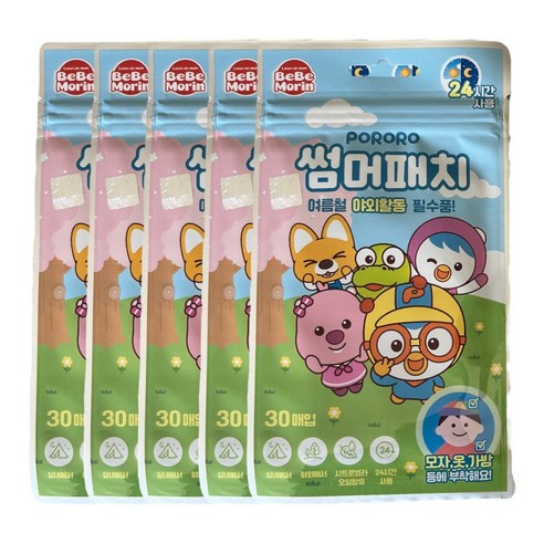 뽀로로 썸머패치 30매입, 5개