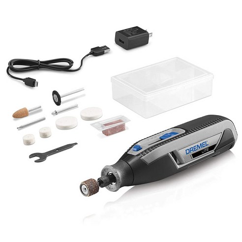 드레멜 라이트 7760-N 10 충전식 휴대용 로터리 툴 DIY / Dremel Lite 7760-N 10 Rotary Tool Kit, 1개