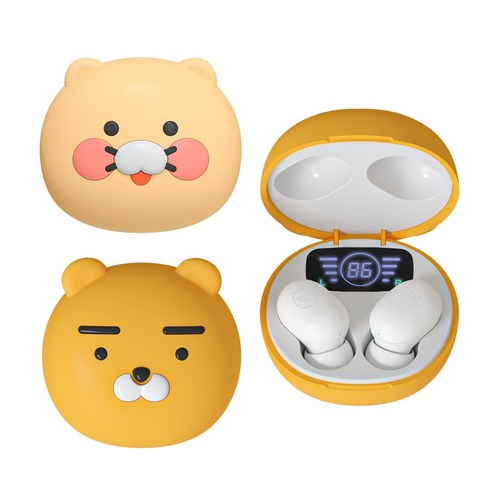 귀여움과 편리함을 모두 갖춘 카카오프렌즈 3D 입체 무선 블루투스 이어폰 K2!