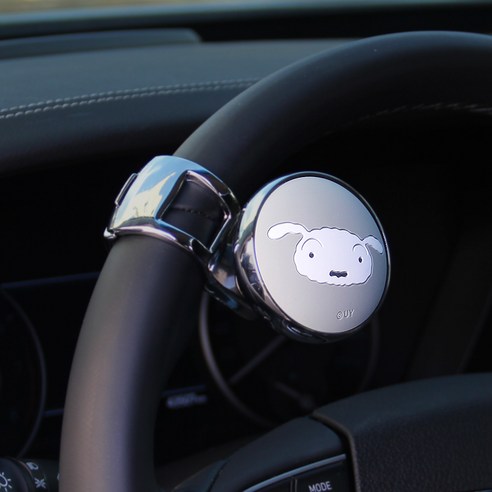 짱구는못말려 차량용 파워핸들, 흰둥이강아지