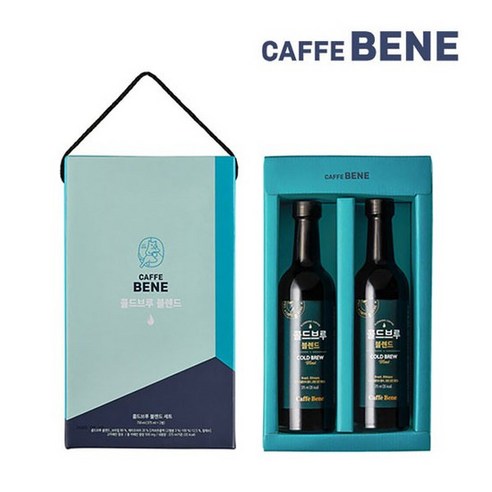 카페베네 콜드브루 블렌드 더치커피 선물세트, 750ml, 1개입, 80세트