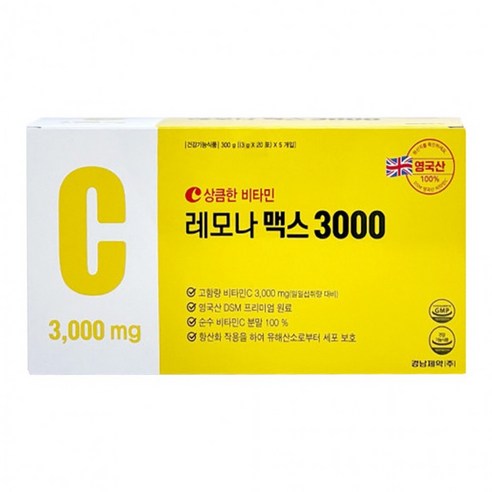 비타민C 3000 레모나산 속편한비타민C 3000mg 100포, 2.비타민C 3000mg 레모나산 20포, 1개, 300g