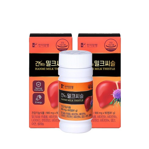 실리마린 밀크시슬 비타민B 판토텐산 헛개나무열매추출분말 타우린 강황추출물분말, 90정, 3개