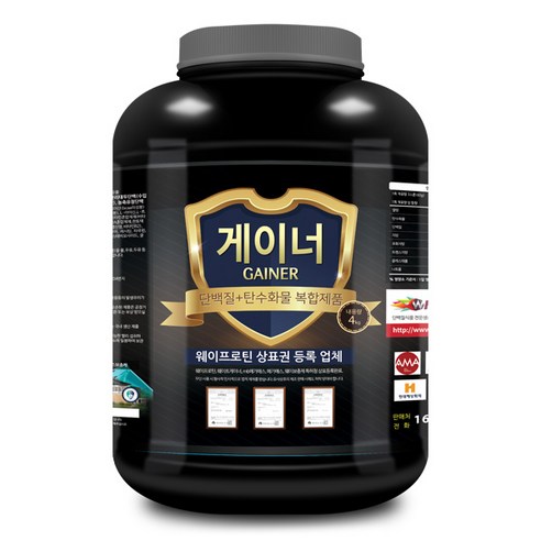 웨이테크 게이너 단백질 보충제 복합형 벌크업 헬스보충제/사은품 증정, 2개, 4kg