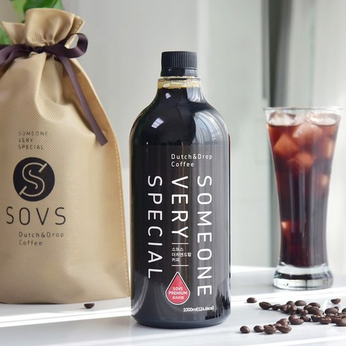 시원하고 상쾌한 카페인 주입을 위한 소브스 더치커피 1+1 콜드브루 원액