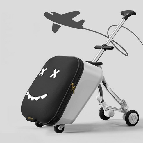 아이와 함께하는 여행, '타는 캐리어' 하나로 짐 걱정 끝!