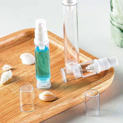 톡톡창고 5ml 미니 크리스탈 진공 공병 스프레이 공병 휴대용 펌프 플랫 진공 화장품공병, 1개, 펌프5ml