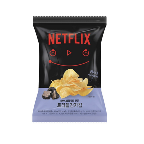 넷플릭스 트러플 향 감자칩 6개 패키지 (60g) gs25