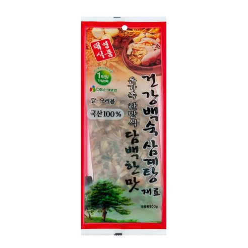 건강한 식단을 위한 필수품, 태영식품 한방 건강백숙 삼계탕재료