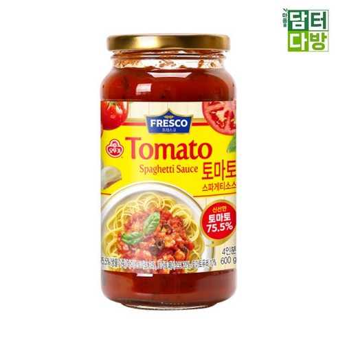 오뚜기 프레스코 토마토 파스타소스 600g X 3개