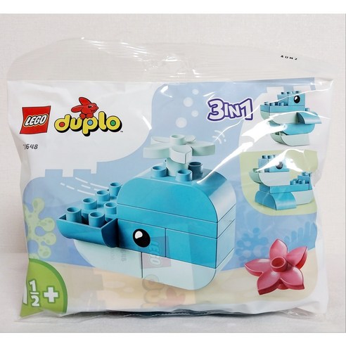 LEGO 30648 – 나의 첫 고래 / 레고 듀플로 [정품 블록 장난감, 국내 배송] 1개