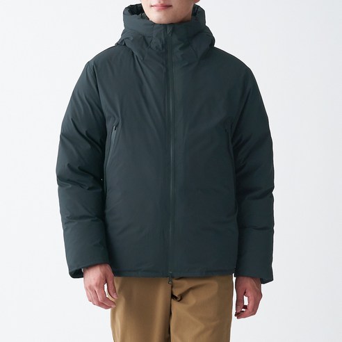 무인양품 MUJI 남성 발수 후드 다운 재킷 ADG35A0A