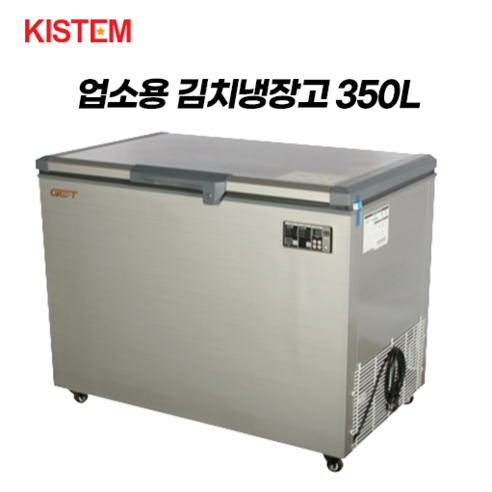 업소용 김치냉장고 K350 영업용 중형 350L 익힘 숙성 냉동고 기능 내부스텐 황토용기, GCT-K350 키친핏 김치냉장고