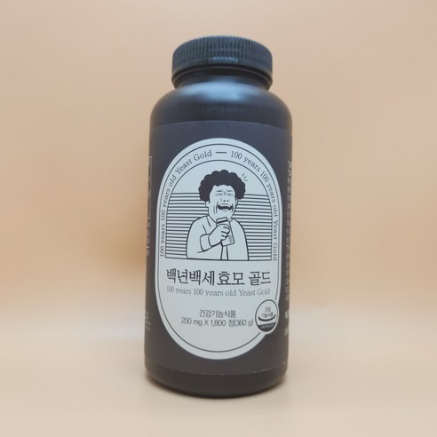 비타민하우스 백년백세효모, 1개, 1800정