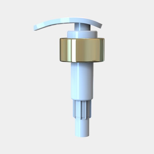 홈스토킹 32파이 화이트 골드 메탈 금속 샴푸펌프, 화이트 골드 8.5cm, 1개