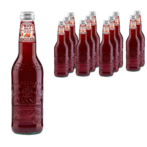 보라티알 갈바니나 유기농 블러드오렌지 소다수 355ml 6개 산베네데토