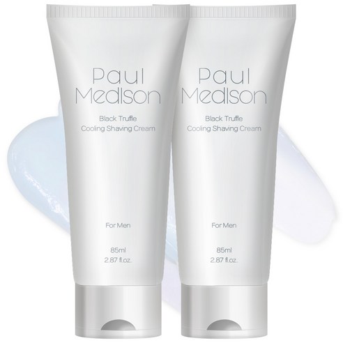 폴메디슨 블랙 트러플 약산성 쿨링 쉐이빙 크림 85ml, 2개