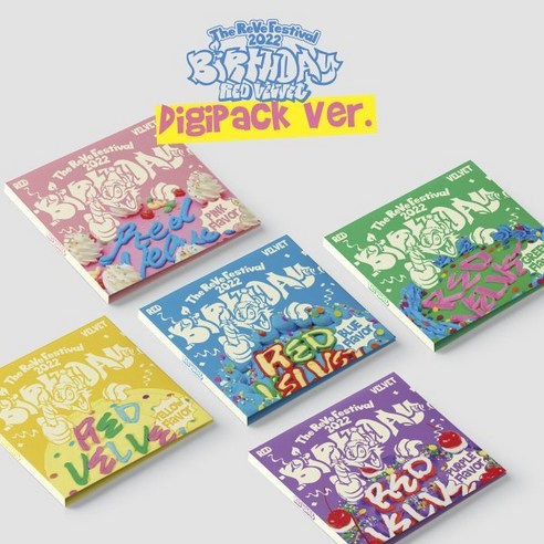 [CD] 레드벨벳 (Red Velvet) - 미니앨범 : The ReVe Festival 2022 - Birthday [Digipack Ver.][커버 5종...