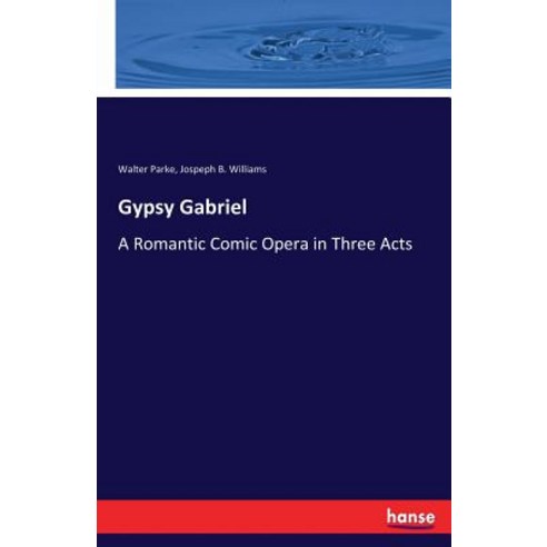 Gypsy Gabriel: A Romantic Comic Opera in Three Acts Paperback, Hansebooks, English, 9783337103927