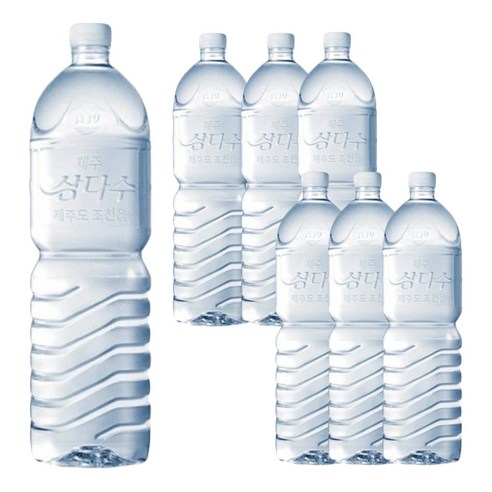 제주 삼다수 그린 2L 무라벨 x 6개(유무라벨랜덤)