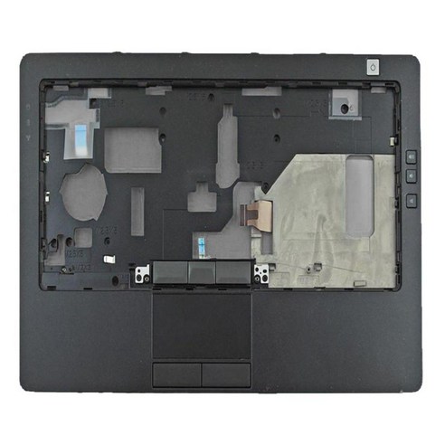 Dell Latitude E6320 컴퓨터용 새로운 팜레스트 케이스 상부 케이스(터치패드 케이스 포함), 37 × 20 × 4cm, 블랙 실버, 플라스틱