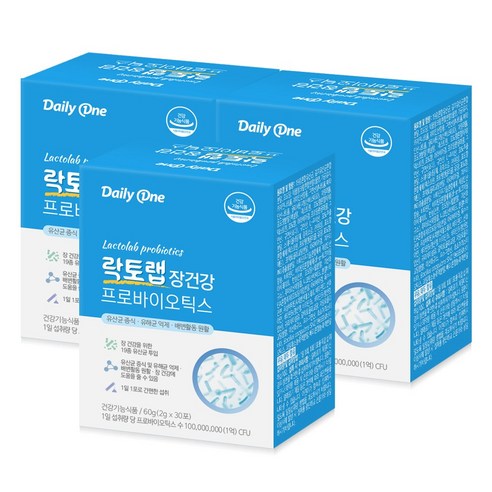 데일리원 락토랩 장건강 프로바이오틱스 60g