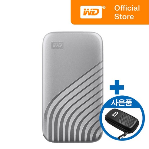 [WD대리점] WD NEW My Passport SSD 2TB 실버 정품 공식인증