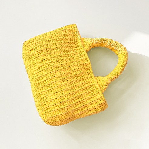 울클럽 내추럴 니트스티치백 DIY 비스켓 150g 2볼 (동영상제공), 5 옐로우