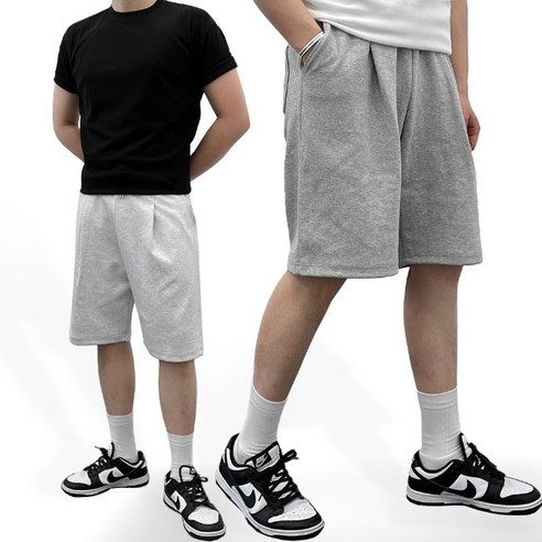 원턱 버뮤다 트레이닝 헬스 팬츠 (4055-1)