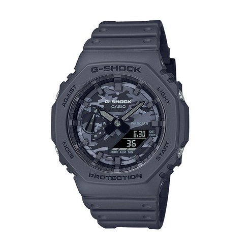 GA-2100CA-8A 지샥 G-SHOCK 위장 지얄오크 전자 시계