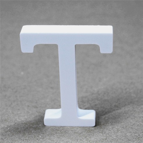DIY 20cm 서 나무 나무 편지 흰색 알파벳 결혼식 생일 파티 홈 장식 맞춤 이름 디자인, Hight20cmThick12mm, T