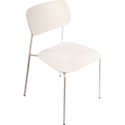 라센트리 1960 디자인 의자 미드센추리, 1개, 흰색