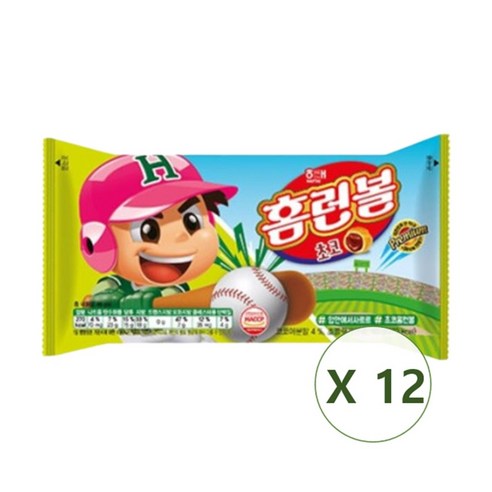 해태제과 홈런볼 초코, 41g, 12개