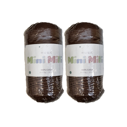 미니밀리실 버블 토트백 150g (총 300g), 2개, 710 브라운