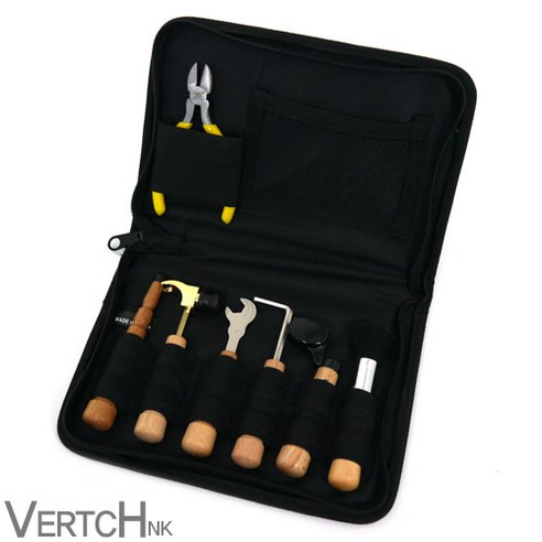 Vertech 버텍 통기타/어쿠스틱기타 공구세트 (8가지 기능) 관리 유지 보수기능, 1개
