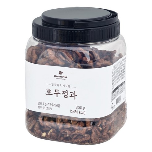 코스트코 그린너트 호두정과 800g 호두강정 달콤 바삭 간식 안주 비정제설탕, 800g, 1개